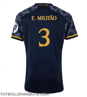 Real Madrid Eder Militao #3 Replika Bortatröja 2023-24 Kortärmad